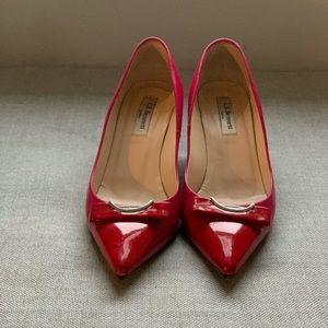 LK Bennett two tone kitten heels